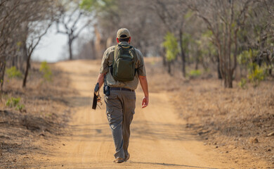 Safari Busch Walk mit ein Safari Guide im Krüger National Park - Kruger Nationalpark Südafrika