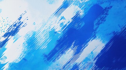 Blue brush strokes layered over a halftone grid, accented by sharp, diagonal scratch marks for a sports-themed background.