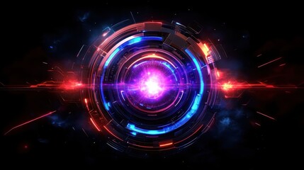 Futuristic abstract energy design concept.