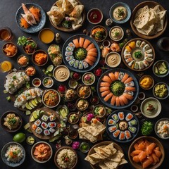 Leonardo_Kino_XL_A_topdown_view_of_a_wellorganized_iftar_sprea_0 