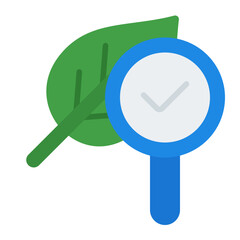 Conservation research flat icon