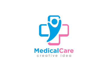 Creative Medical Concept Logo Design Template