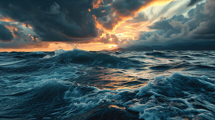 storm over the ocean