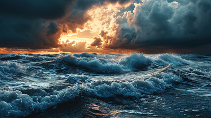 storm over the ocean