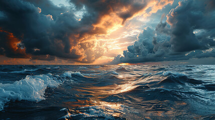 storm over the ocean