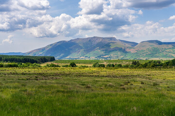 Fototapeta premium Landscape in the Lake District near Troutbeck, Cumbria, UK