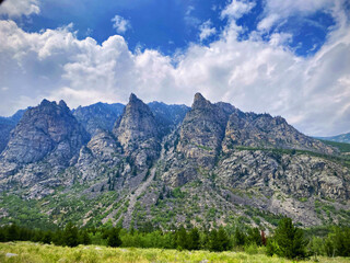 Fototapeta premium Beautiful Landscape on Mountains in Montana