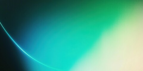 Fototapeta premium Elegant Turquoise and Green Gradient Background with Soft Light for Modern Designs and Creativity Applications