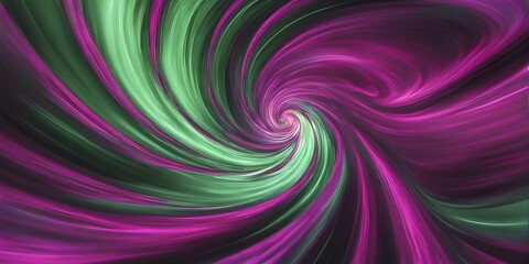 Fototapeta premium Abstract digital art capturing the essence of a swirling tunnel in vibrant colors in dynamic motion, AI generated