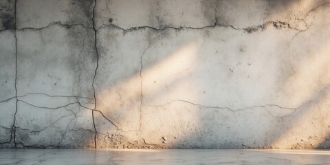 Weathered and Distressed Concrete Wall Texture Background