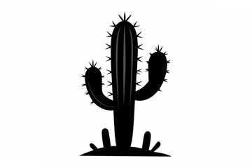 cactus  silhouette vector