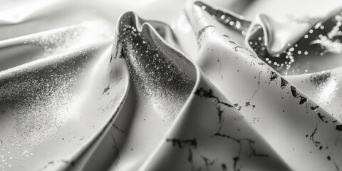 Beautiful texture of distressed leather with deep creases and glitter accents.