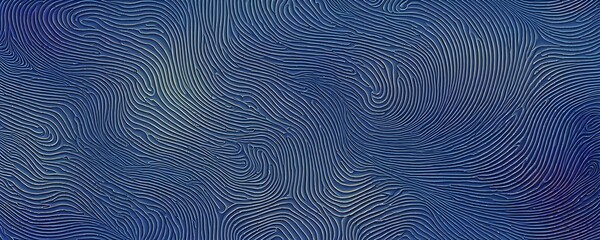 Fingerprint background dominated by swirl patterns in blue hues, AI generated
