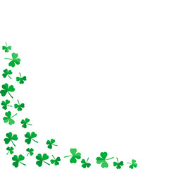 Fototapeta premium Clover Leaf Corner