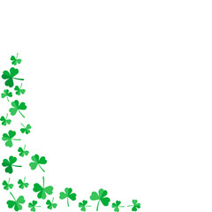 Fototapeta premium Clover Leaf Corner