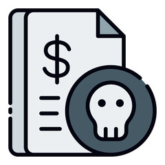 Fraud Detection filled line icon