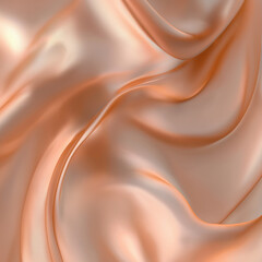 Exquisite light peach or beige material with smooth wavy texture	