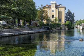 Town of L'Isle-sur-la-Sorgue on the Sorgue river, Vaucluse, Provence Alpes Cote d’Azur, France, Europe