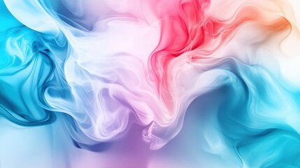 Abstract multicolored smoke-like patterns on gradient background. Creative design for digital and visual projects