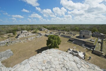 Mayan ruins Mayapan, Yucatan, Mexico, Central America
