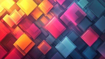 Abstract composition glowing with soft neon hues against a dynamic light background, featuring an innovative and modern appearance