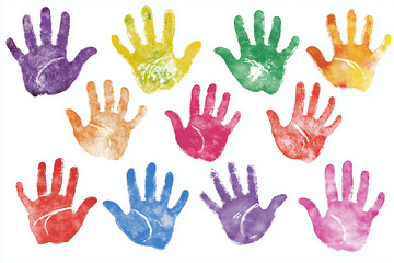 Obraz premium A vibrant collection of Holi-themed background featuring colorful powder splashes, rangoli, neon effects, watercolor textures, and festive elements, all including the bold text 