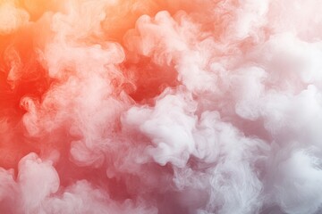 Fototapeta premium Abstract Orange White Smoke Cloud Background Texture