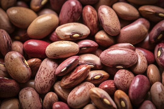 Close up of Fayot beans. KI generiert, generiert AI generated