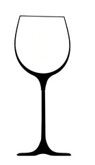 White wine glass