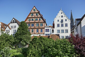 Half-timbered house, Fischerviertel, Ulm, Baden-Württemberg, Germany, Europe