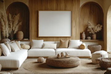Modern Minimalist Living Room Design With Neutral Tones