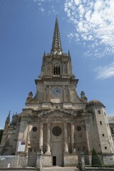 Obraz premium Lucon Cathedral, La Cathedrale Notre-Dame de l'Assomption, Luçon, Vendée, France, Europe
