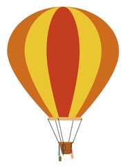 Hot air balloon ready to leavehot air balloon ready to leave