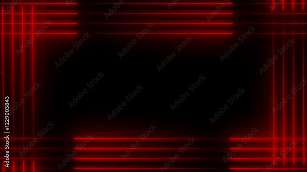 Poster neon line abstract background. neon glowing line. abstract lights animated on a abstraction neon lin