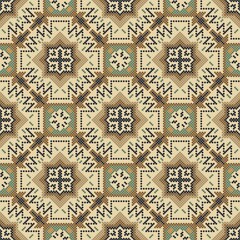 Traditional Bulgarian embroidery vector pattern