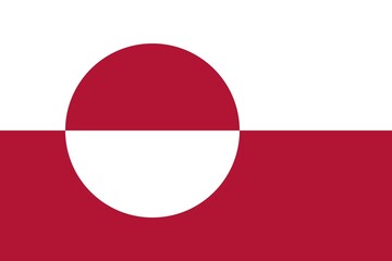 Flag of Greenland, Vector illustration © Shahid Mehmood/imageBROKER