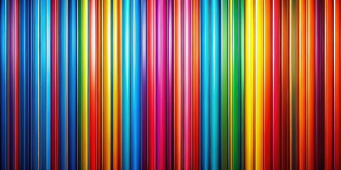 Obraz premium Abstract Colorful Stripes - Dynamic Art