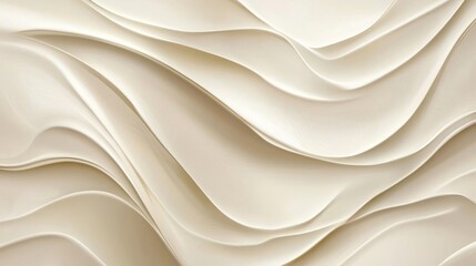 Soft waves in neutral tones create an elegant texture on a surface reminiscent of natural landscapes