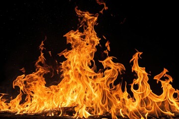 Obraz premium Abstract Fire Blaze Explosion Wallpaper