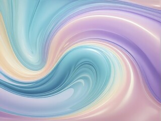 Gentle swirling abstract art with soft gradients of blue, purple, and pink, AI generated