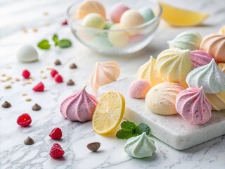 Abstract Pastel Shapes - Organic Forms, Bright Colors