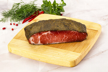 Delicous tasty dry pork jerky