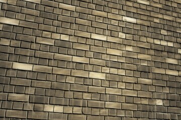 Gray brick wall background