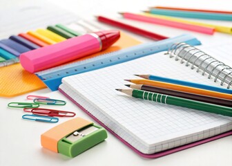 Back to School Supplies Animation - Colorful School Essentials