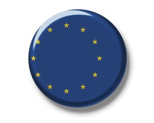 Button, flag of Europe
