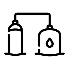Obraz premium refinery Line Icon