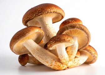 Fototapeta premium Chef Holding Shiitake Mushrooms - Gourmet Food Photography