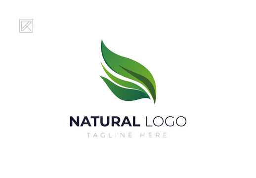 Natural Leaves Logo Design