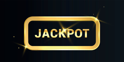 Golden online casino poster for VIP, winners. Glitter poker elements, coin, podium, confetti for congratulations, gift. Luxury vip horizontal banner. Isolated vector illustration on black background.