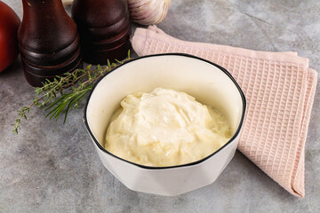 Italian soft young cheese stracciatella